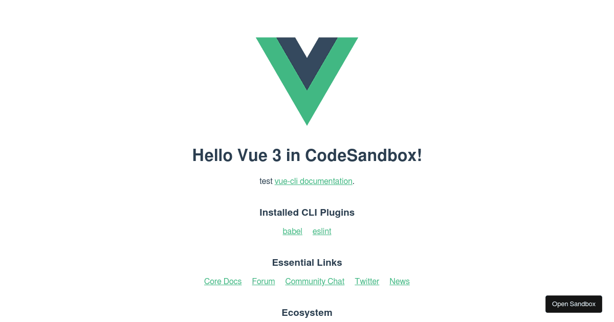 vue-3 - Codesandbox