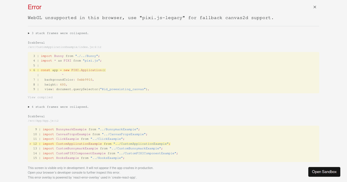 examples - Codesandbox