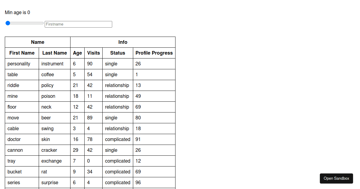 react-table-filter-outside-table-codesandbox