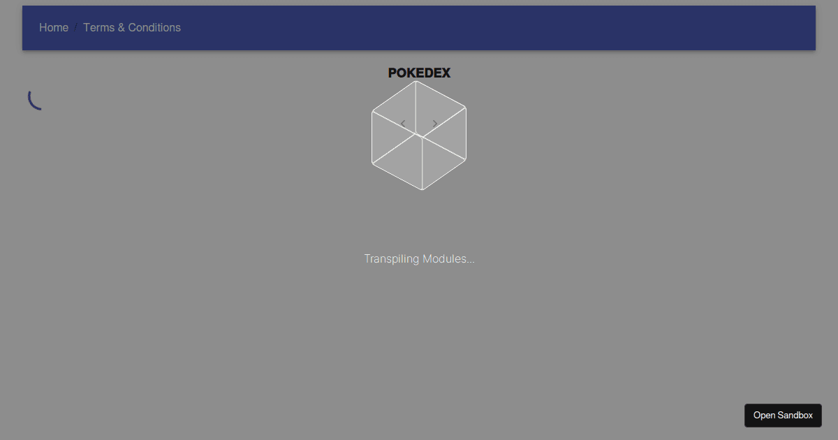 react - Codesandbox