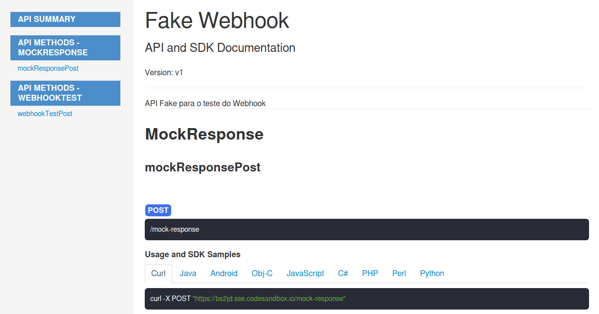 webhook-test - Codesandbox