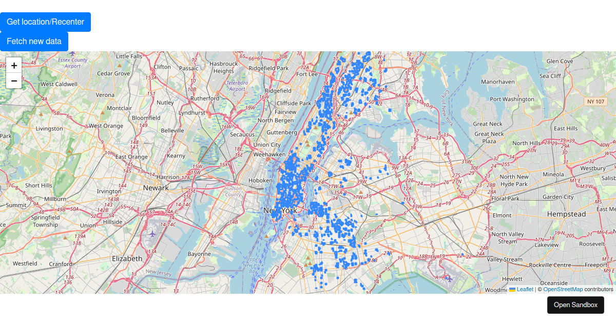 How do I clear a leaflet map in react so I can map fresh data ...