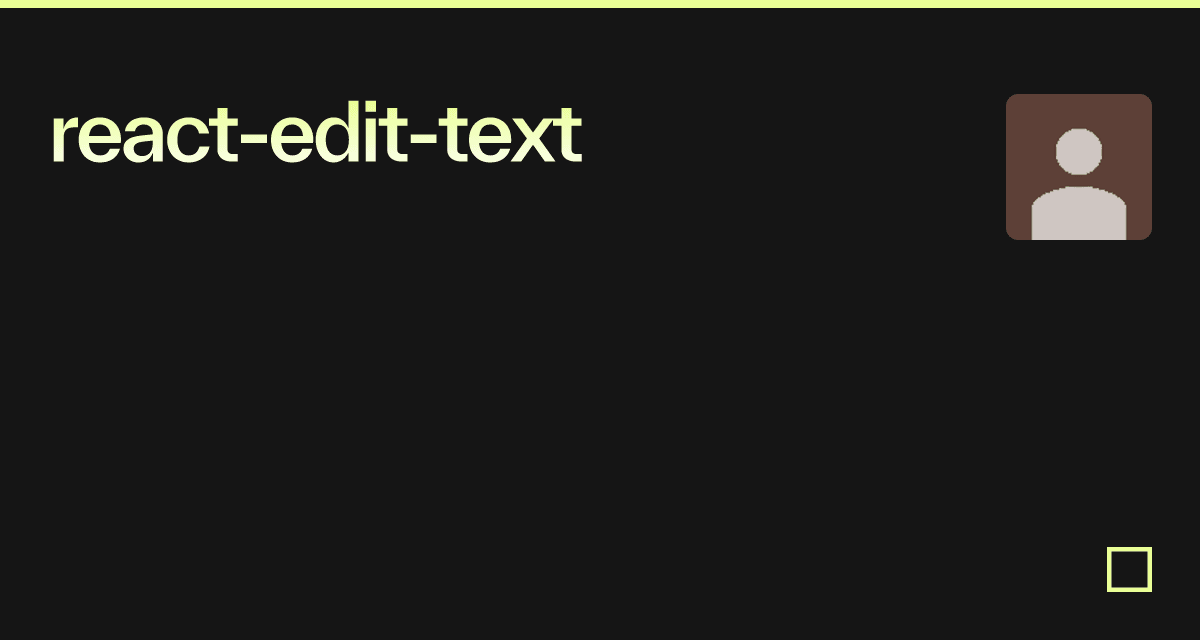 react-edit-text-codesandbox