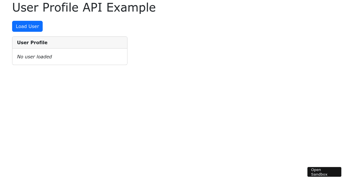 react - Codesandbox