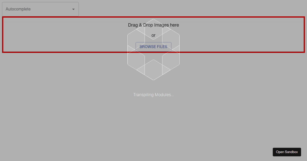 Fixed Upload Images (forked) - Codesandbox