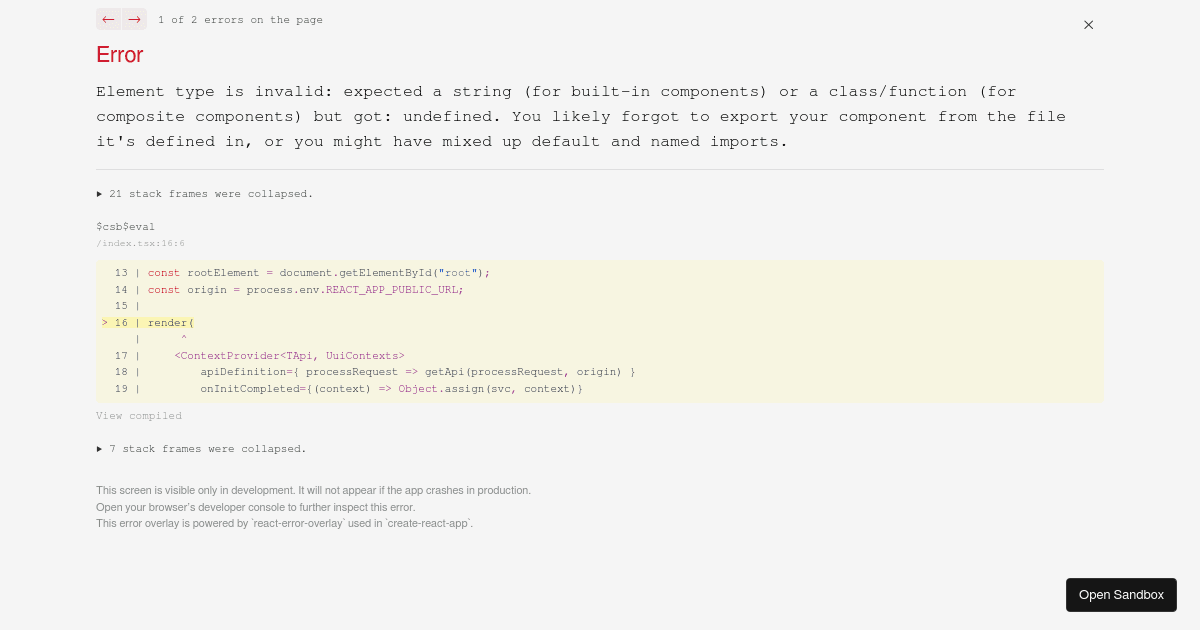 uui - Codesandbox