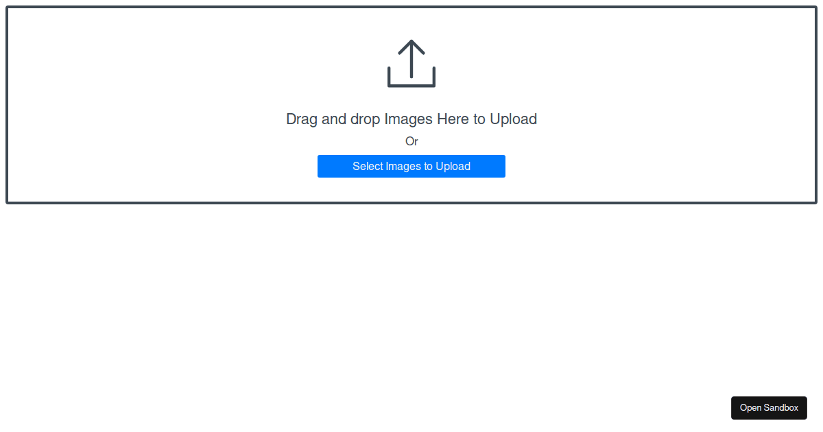 React Upload Gallery - Codesandbox
