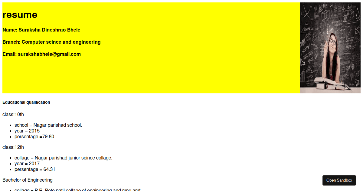 html-practice - Codesandbox