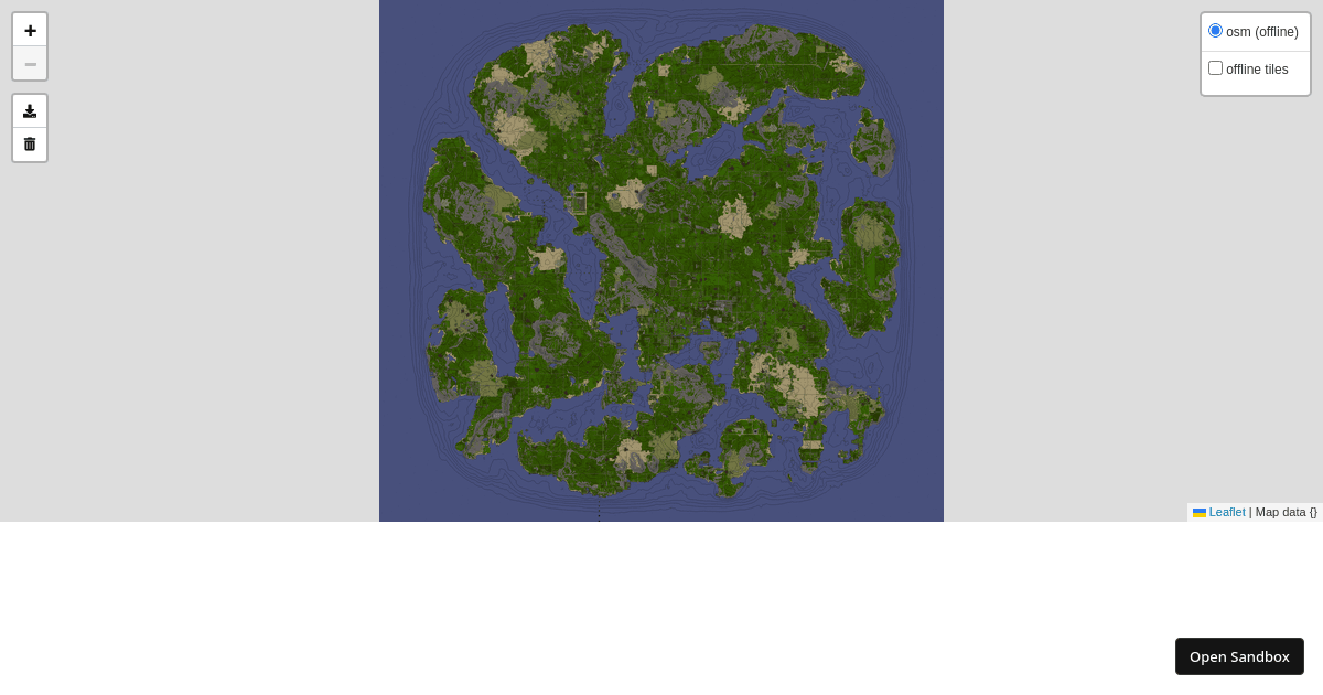 leaflet offline test (forked) - Codesandbox