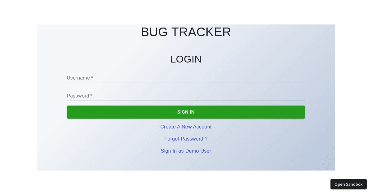 bug-tracker - Codesandbox