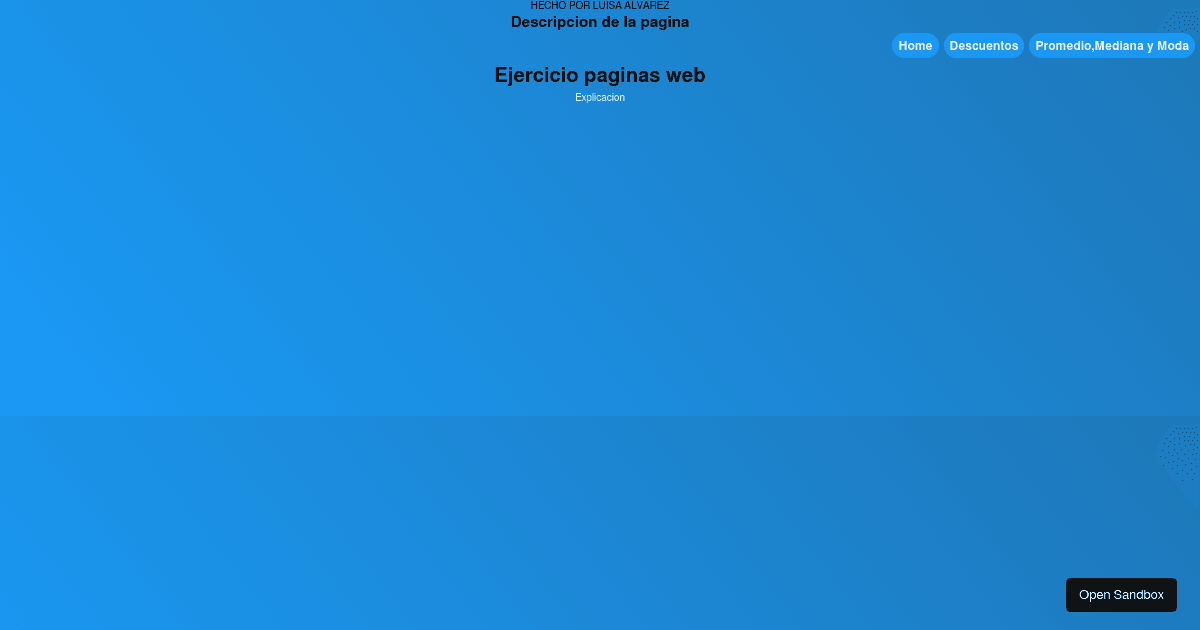 html - Codesandbox