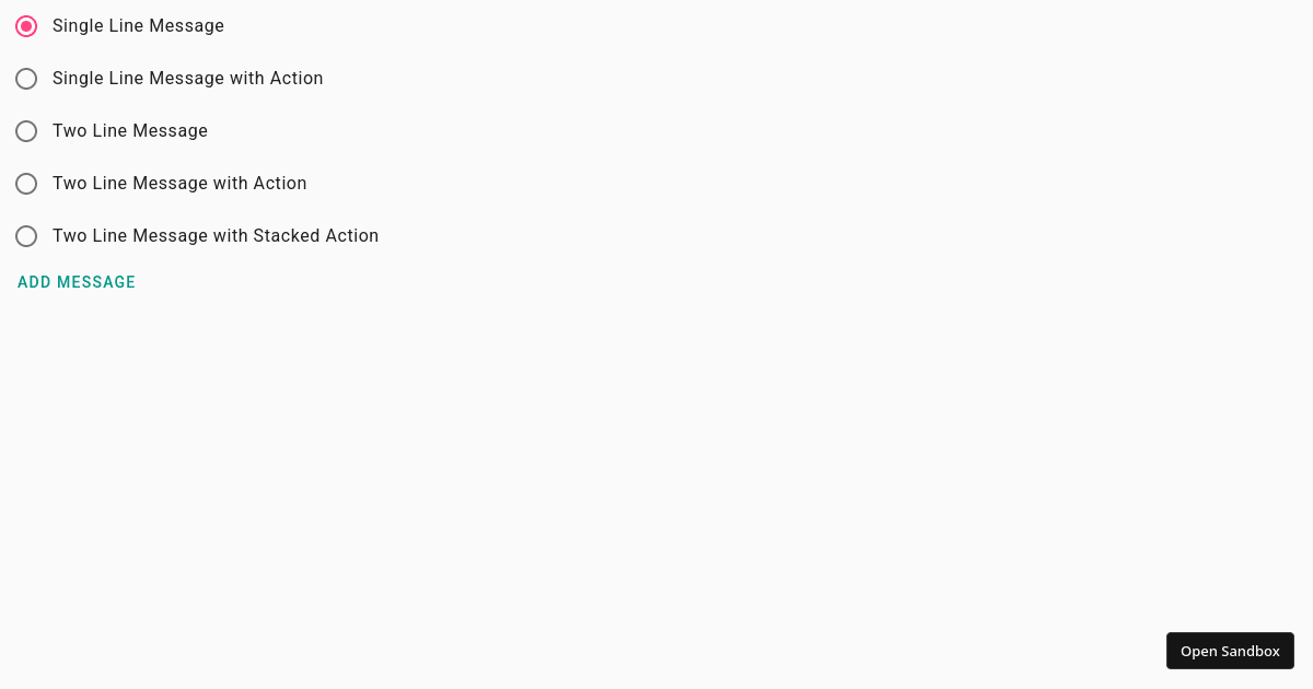 Alert Example - Simple Message Queue - Codesandbox
