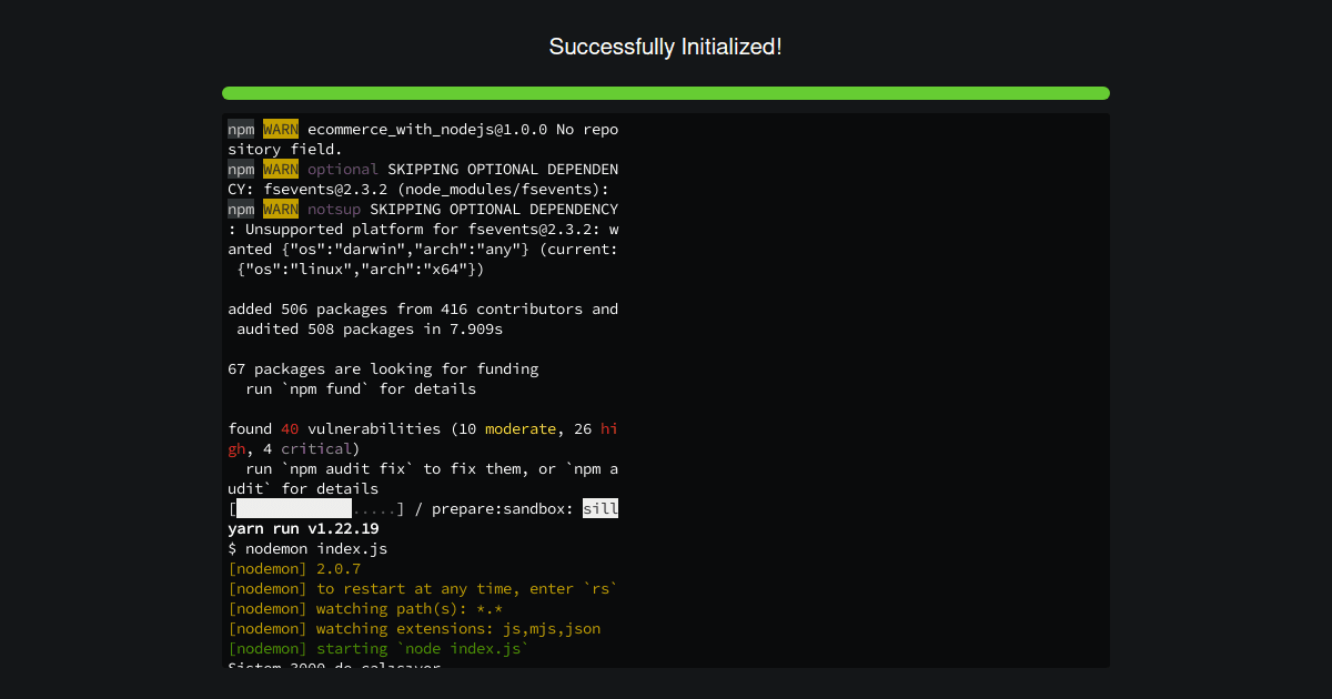 ecommerce_with_nodejs - Codesandbox