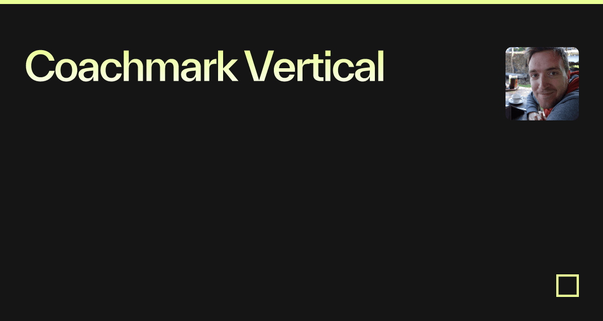 Coachmark Vertical Codesandbox