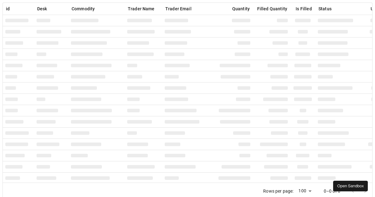 CustomLoadingOverlayGrid Material Demo (forked) - Codesandbox
