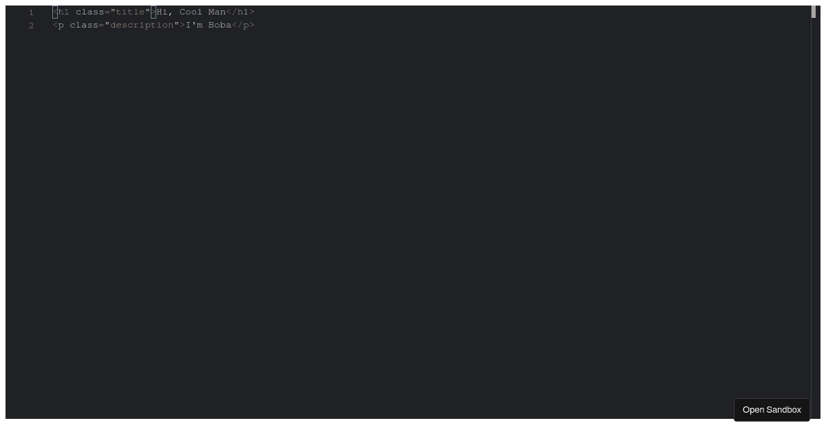 Monaco with Emmet (forked) - Codesandbox