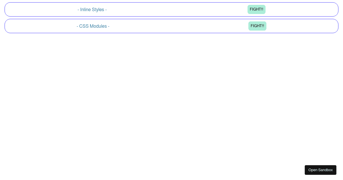 react - Codesandbox
