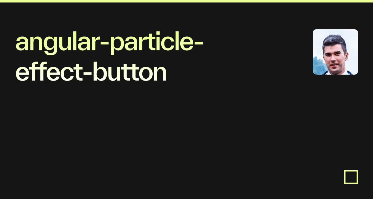 angular-particle-effect-button - Codesandbox