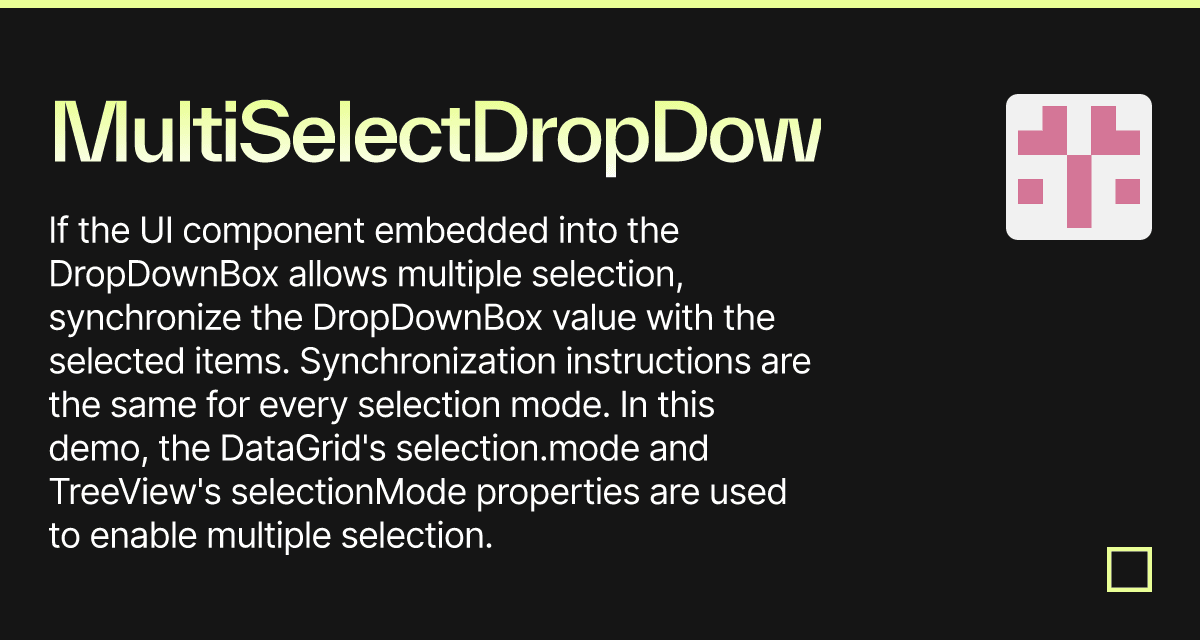 MultiSelectDropDown - Codesandbox