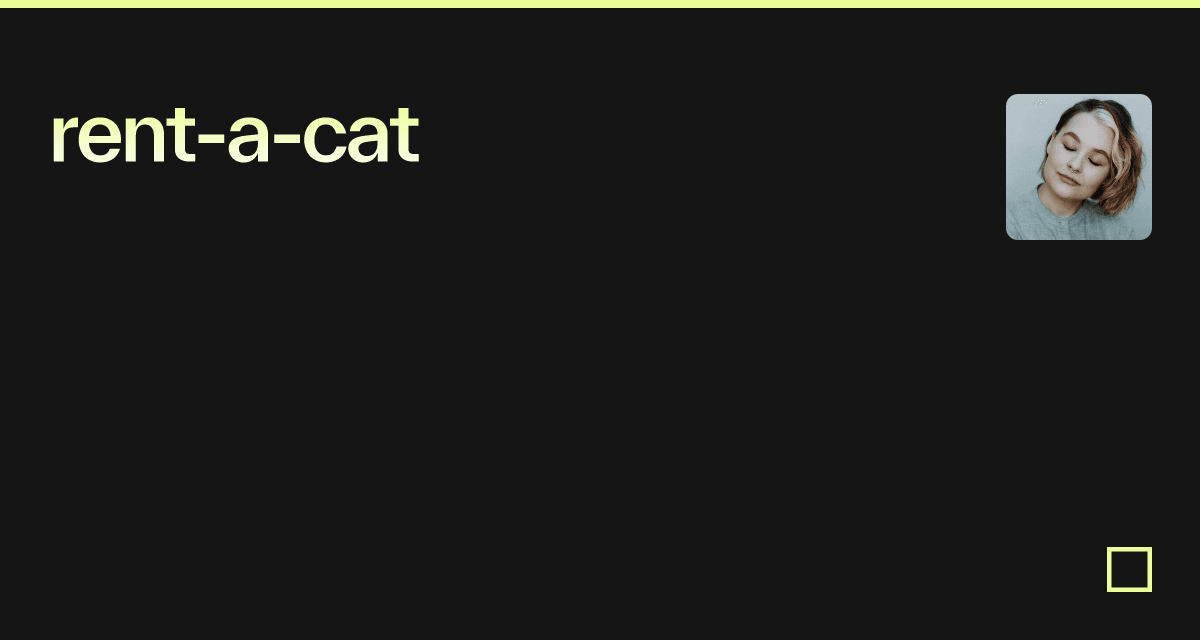 rentacat Codesandbox