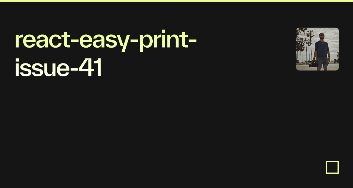 react-easy-print-issue-41-codesandbox