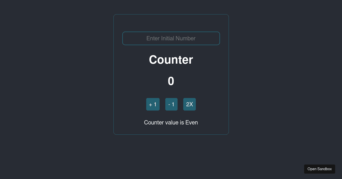 react - Codesandbox