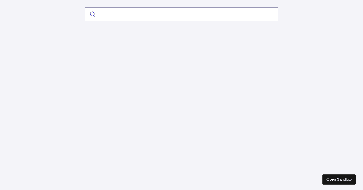 algolia/autocomplete - Codesandbox