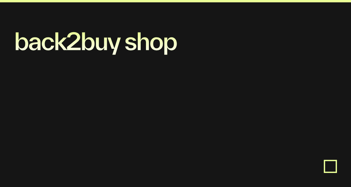 back2buy shop - Codesandbox