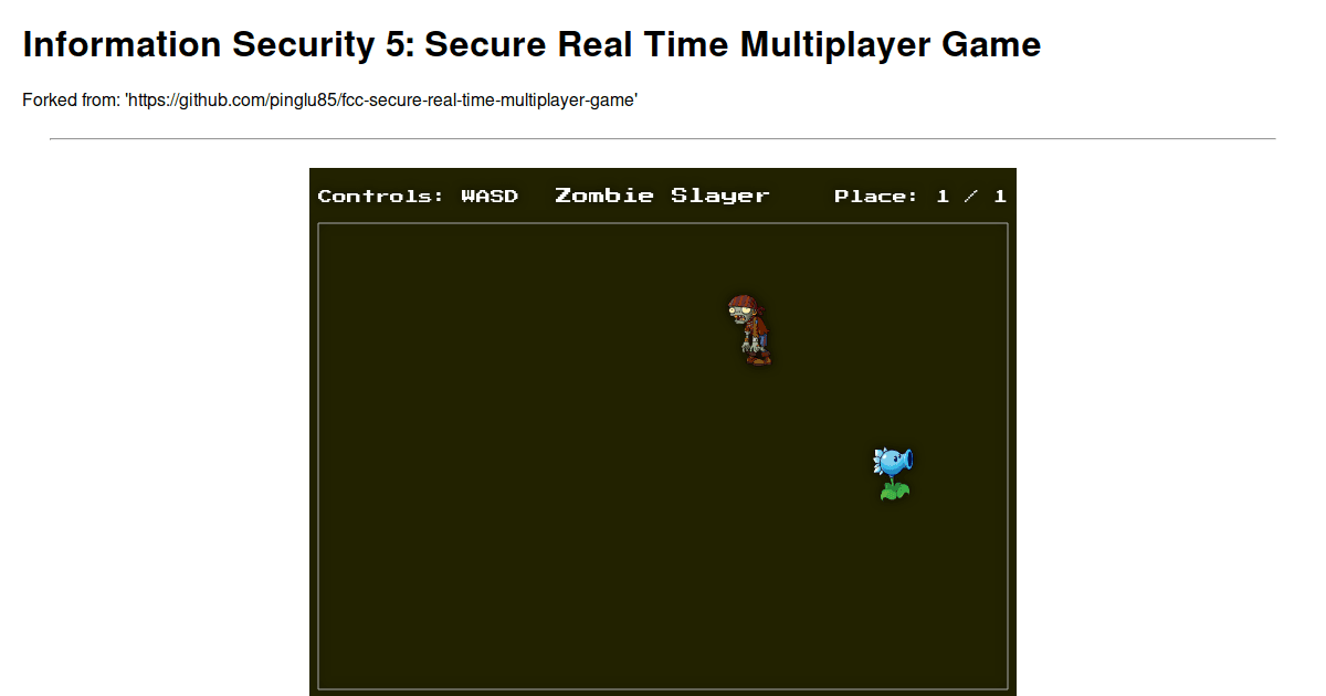 Real Time Secure Multiplayer Game - Codesandbox
