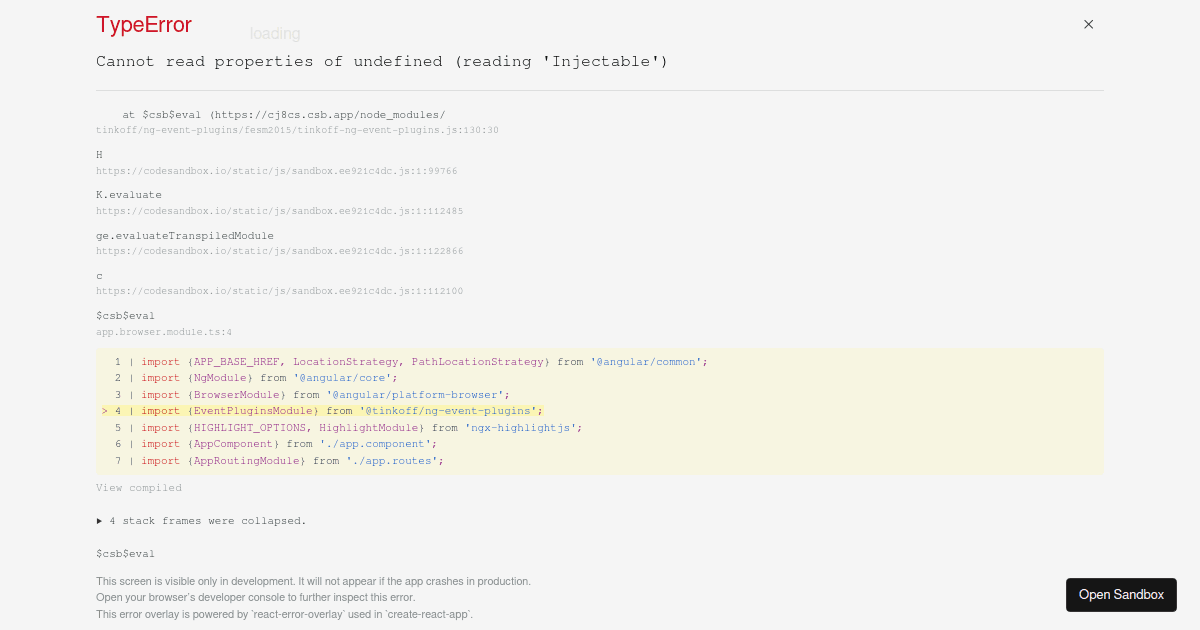 demo - Codesandbox