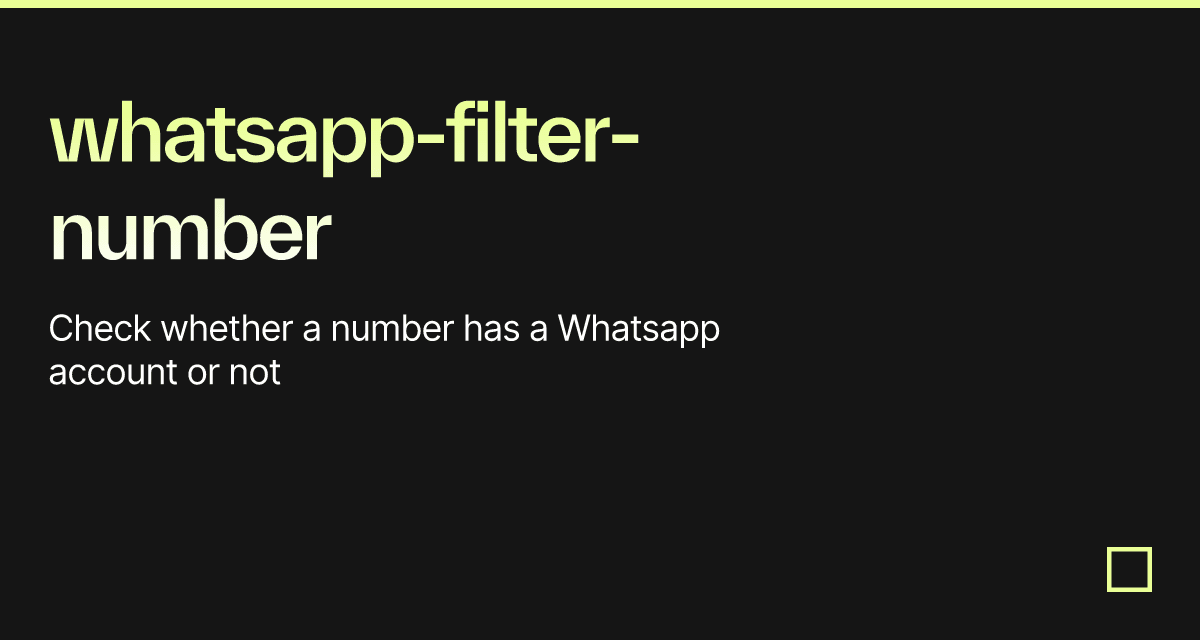whatsappfilternumber Codesandbox