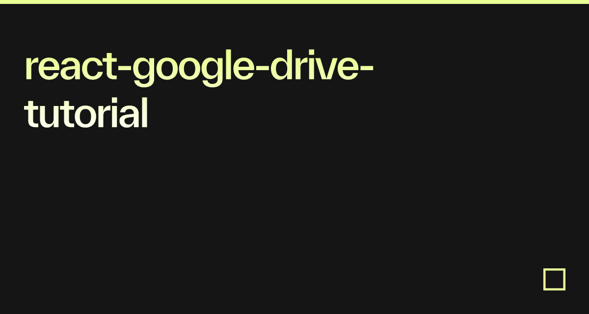 React Google