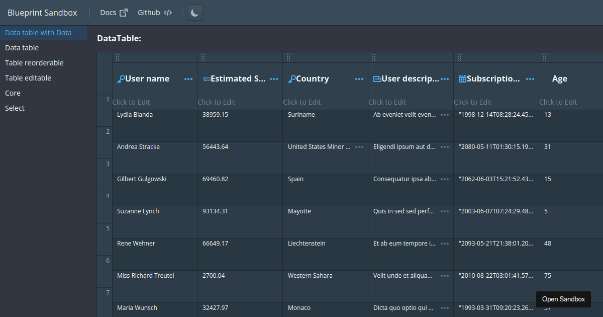 blueprint-sandbox - Codesandbox