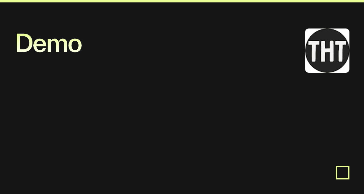 Demo - Codesandbox