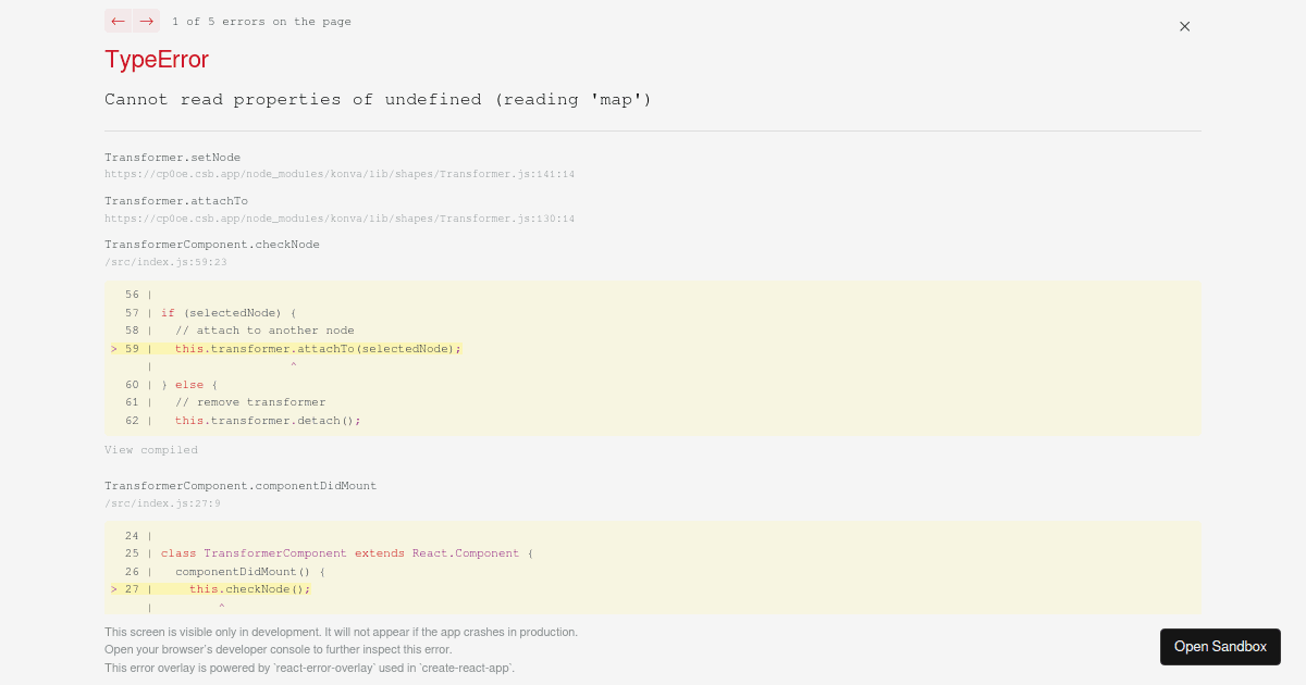 react-konva-transformer. multiple selection of shape - Codesandbox