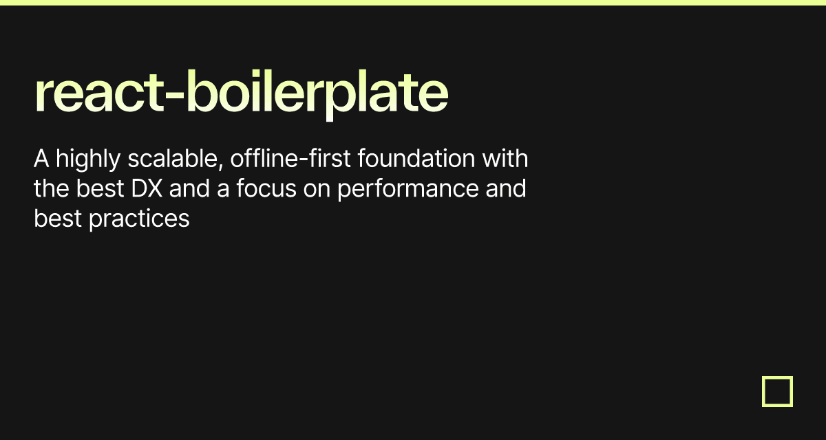 React Boilerplate Codesandbox React Boilerplate Codesandbox