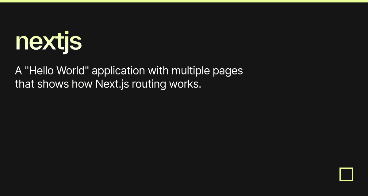 nextjs - Codesandbox