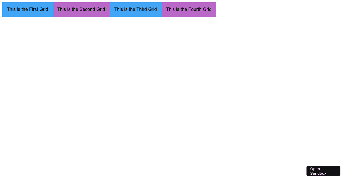 Form Using Grid & Flex - Codesandbox