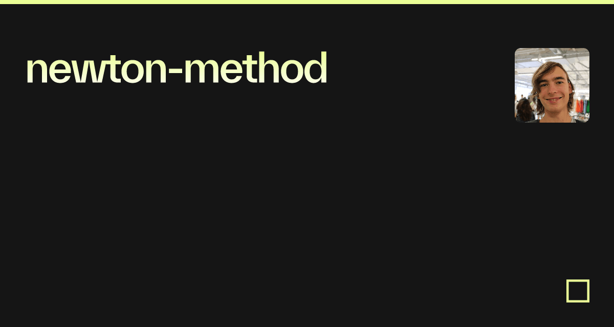 newton-method - Codesandbox