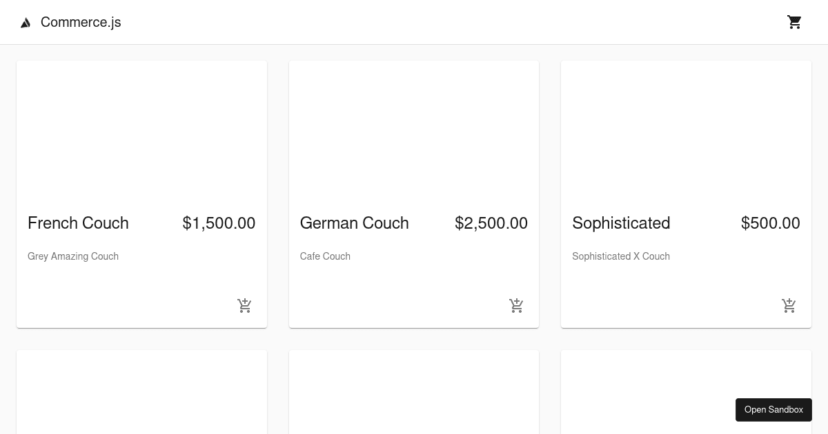ecommerce-store - Codesandbox
