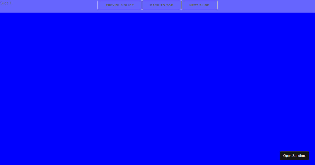 fullpage-react smooth scroll (forked) - Codesandbox