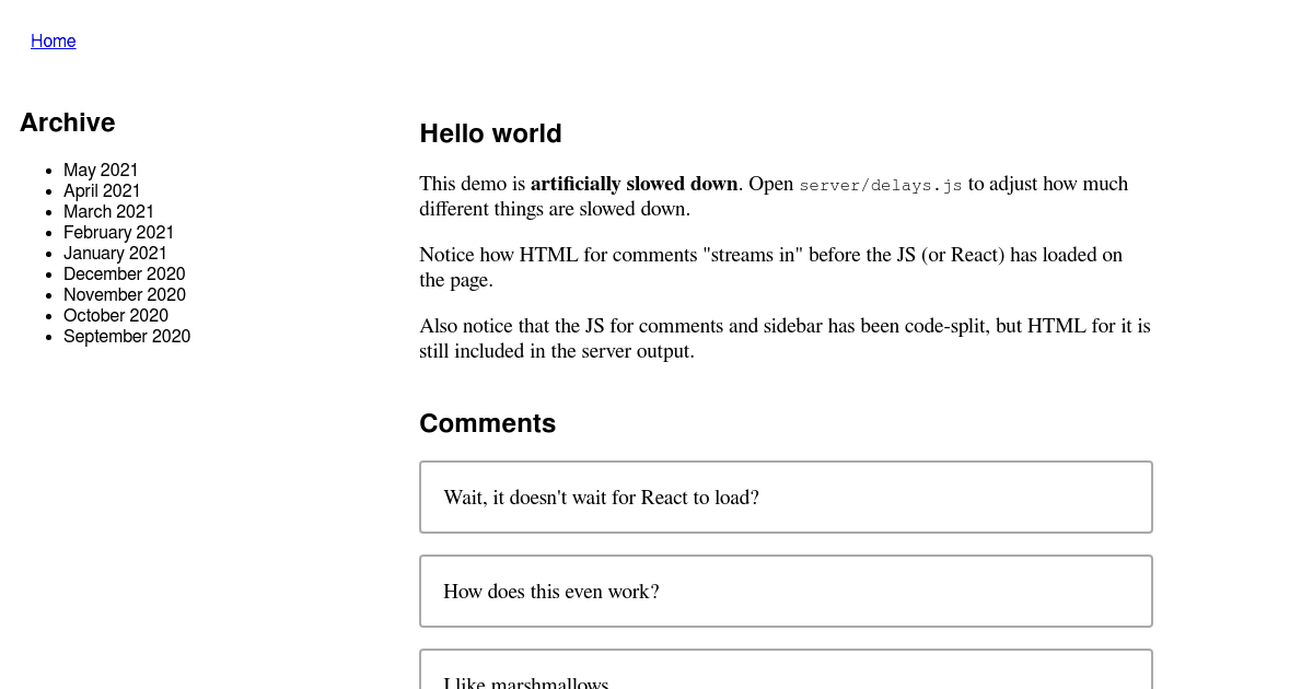 react-ssr - Codesandbox