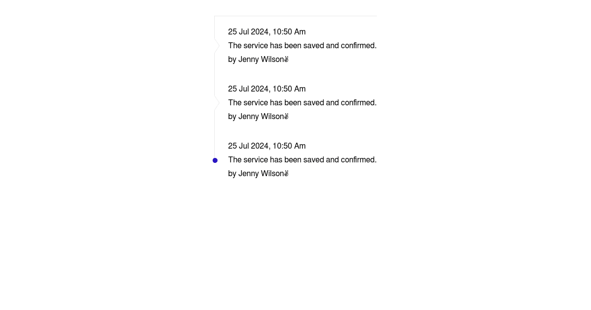 timeline - Codesandbox