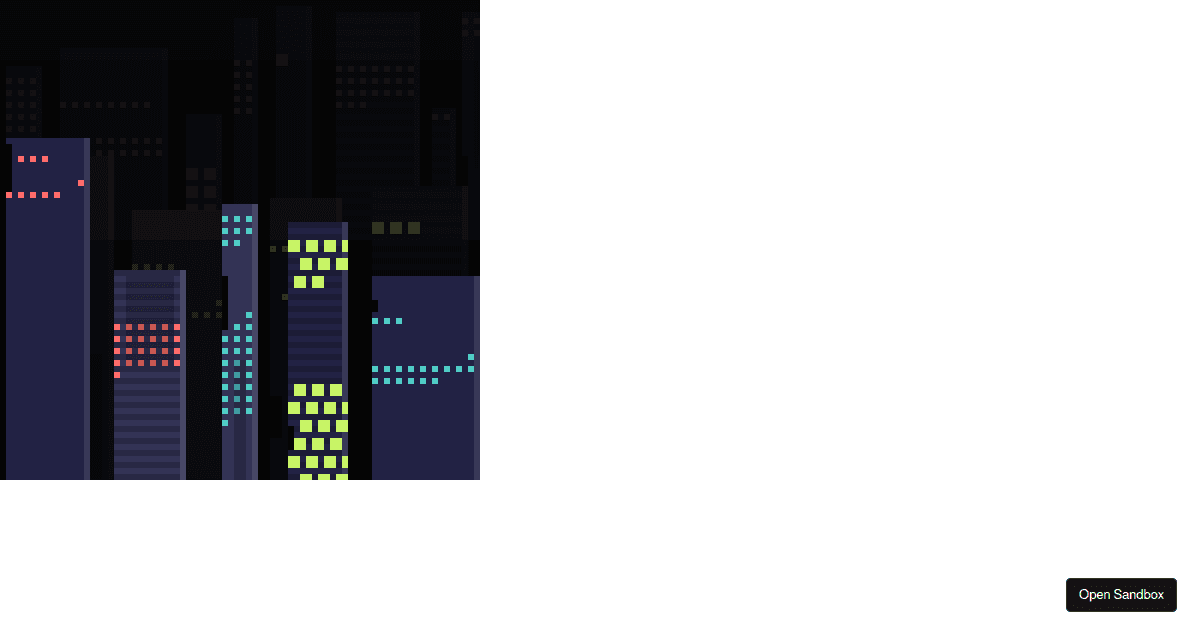 pixel-city - Codesandbox
