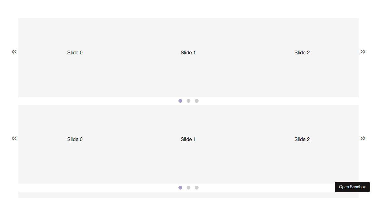 Glider Multiple Test Codesandbox
