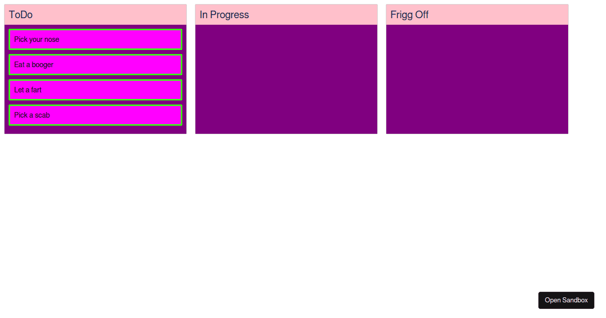 dnd-playground - Codesandbox