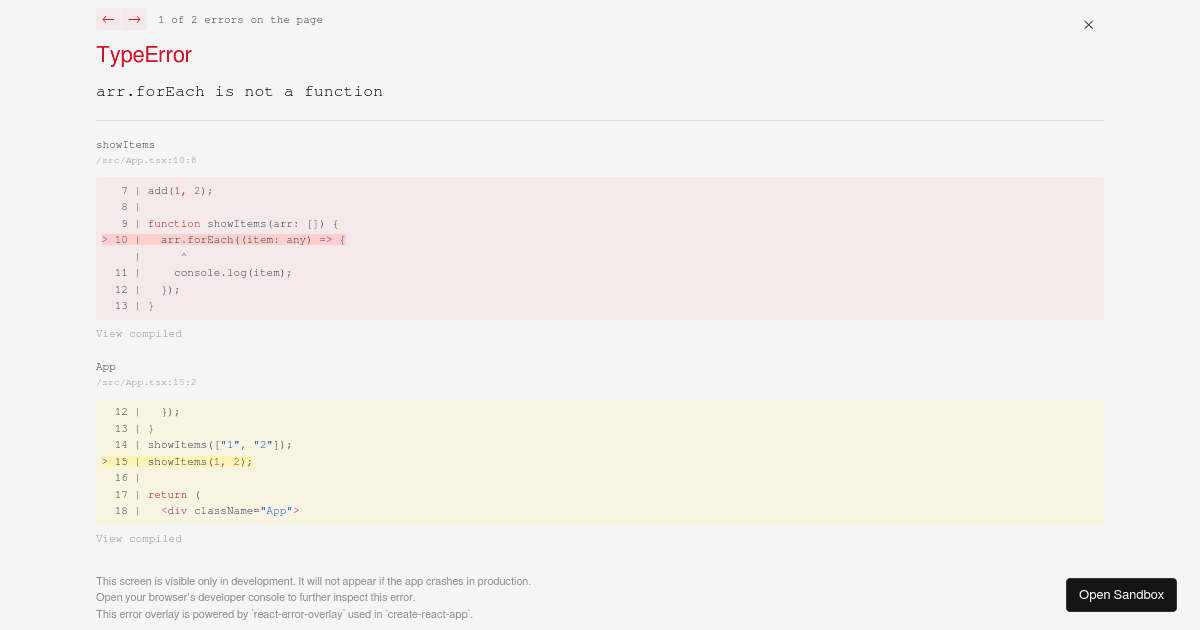 코딩앙마 -typeScript - Codesandbox