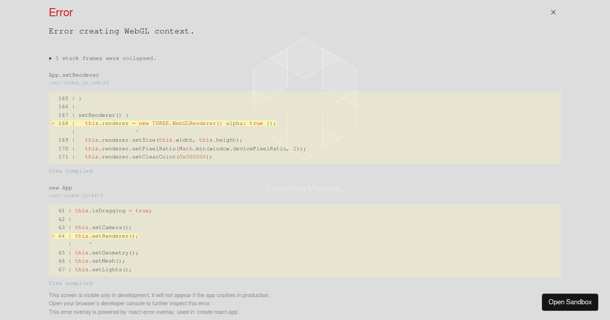 AP Elastic web material ThreeJS (NEW) - Codesandbox