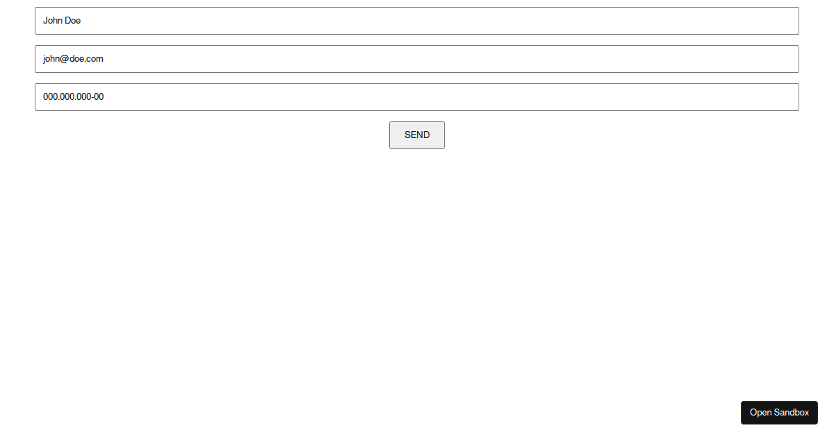 react hook form input mask