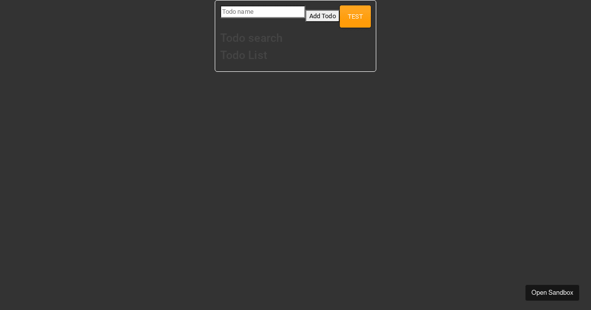Todo / redux - thunk - Codesandbox